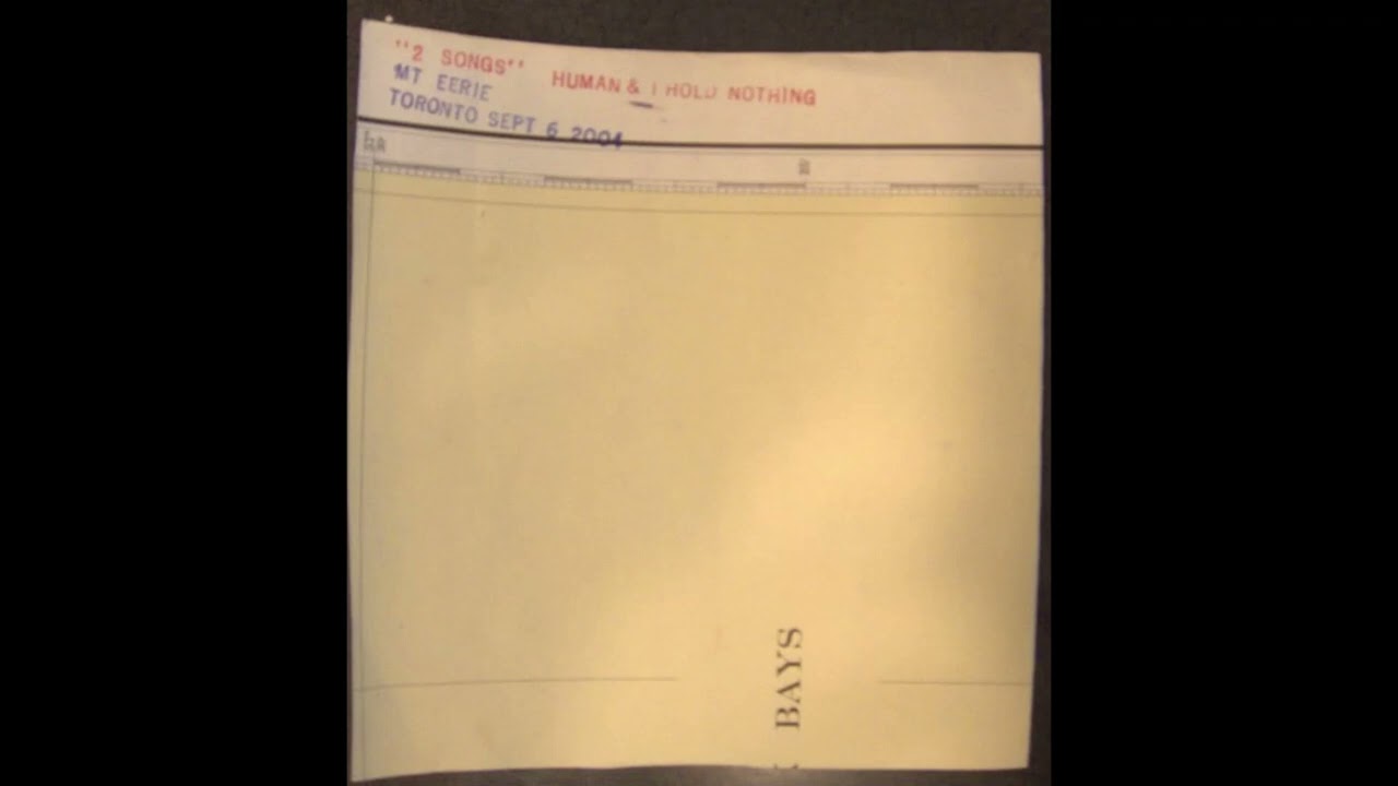 Mount Eerie - 2 Songs (Twenty Bees)