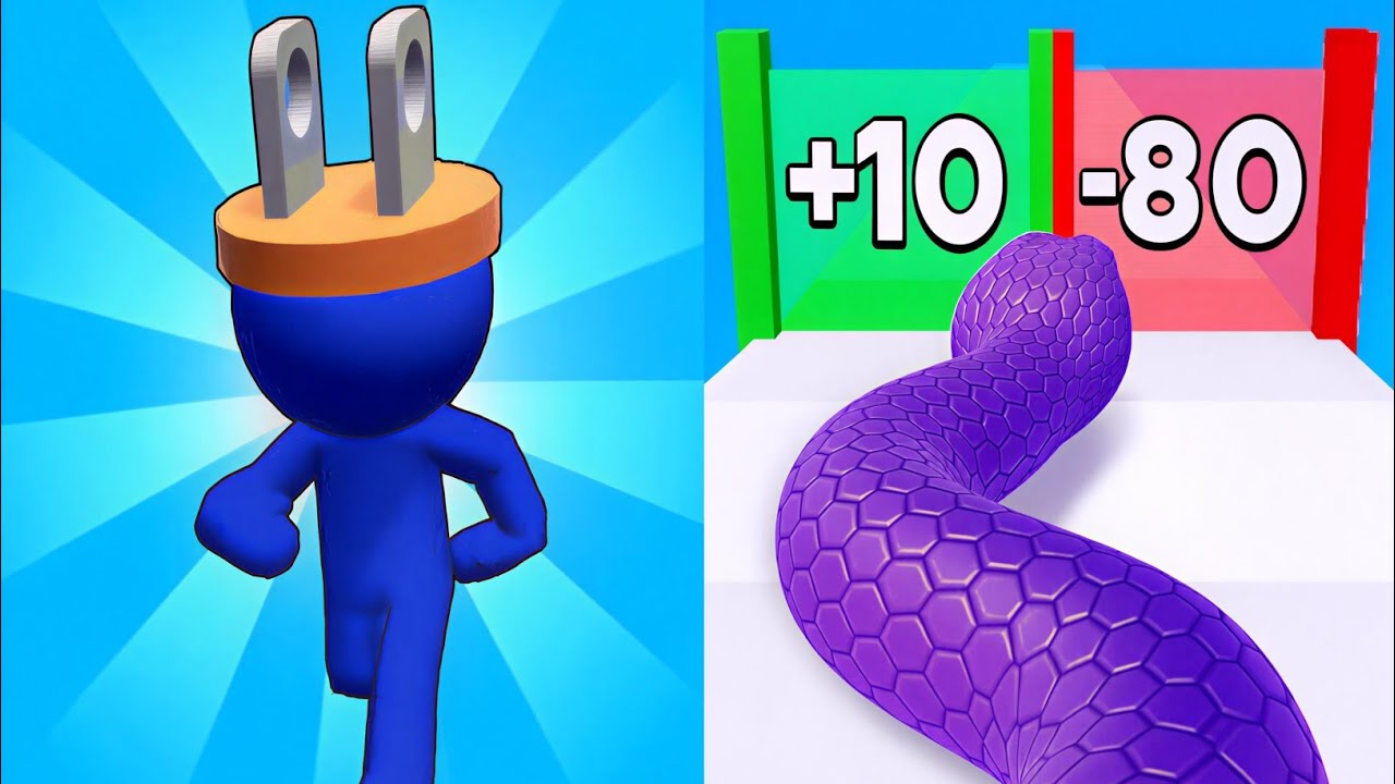 Max Level Unlocked Snake Run VS PlugHead Race 💥(2026 Update) 