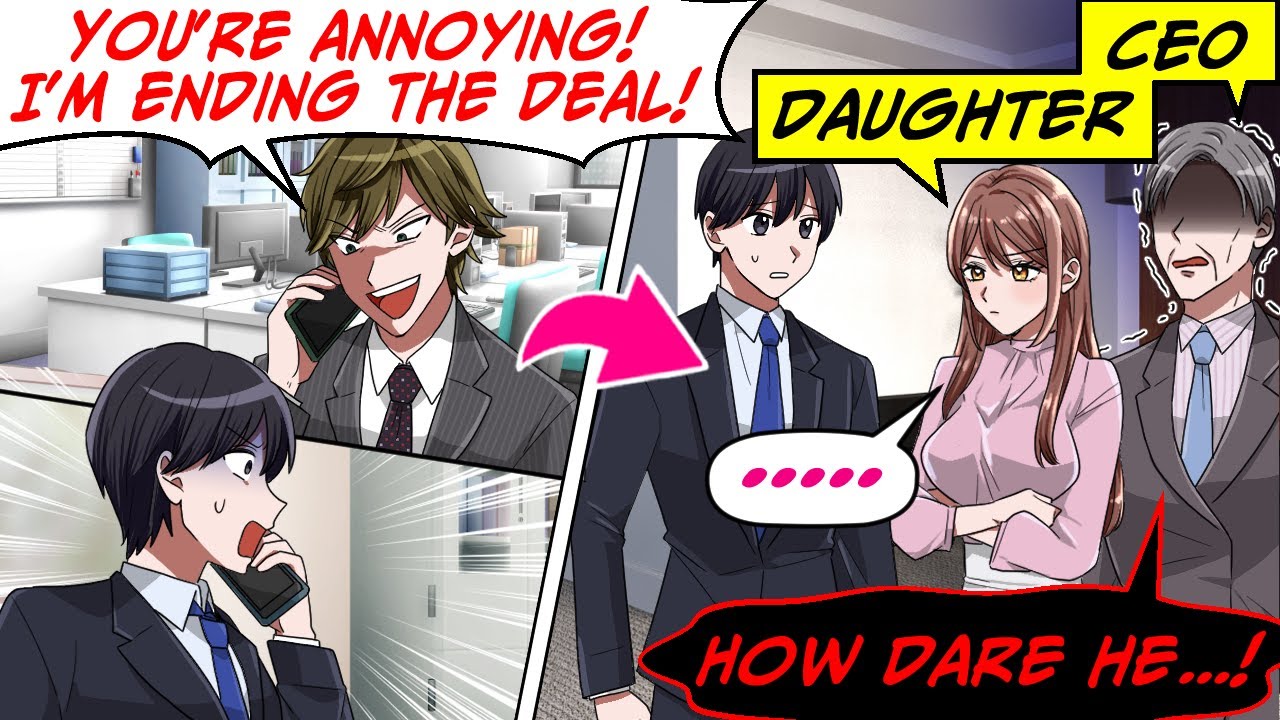A Rude Client’s Worker Canceled the Deal! But the Client CEO is My Wife’s Dad…[RomCom Manga Dub]