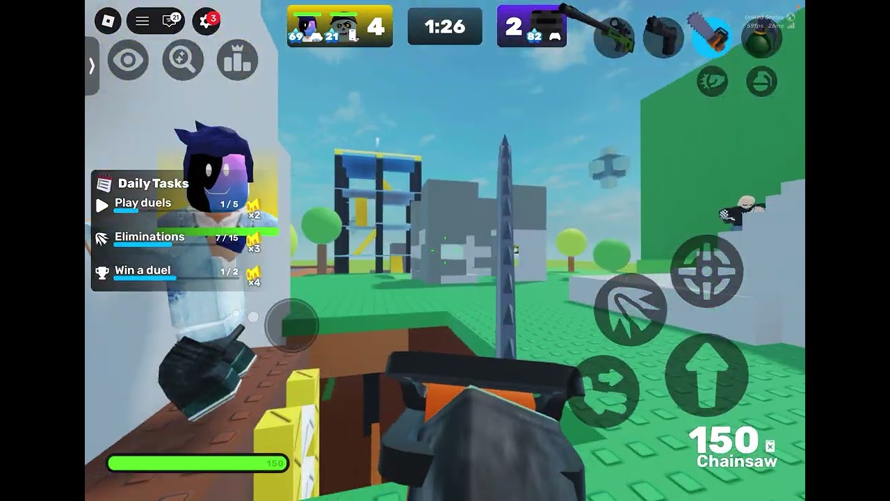 A 2v1 but we lost still.