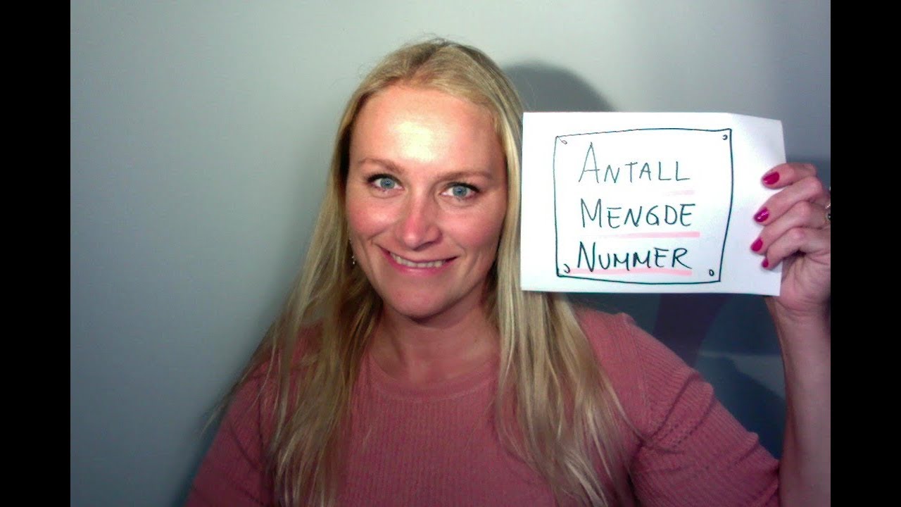 Video 567 Antall, mengde og nummer