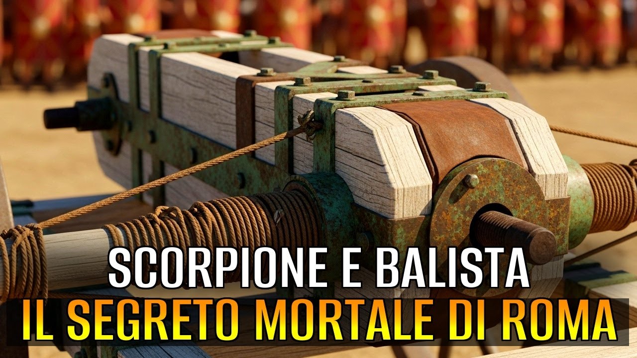 SCORPIONE e BALLISTA: Artiglieria Romana Che SPARAVA a 400 Metri e Distruggeva INTERE FILE!