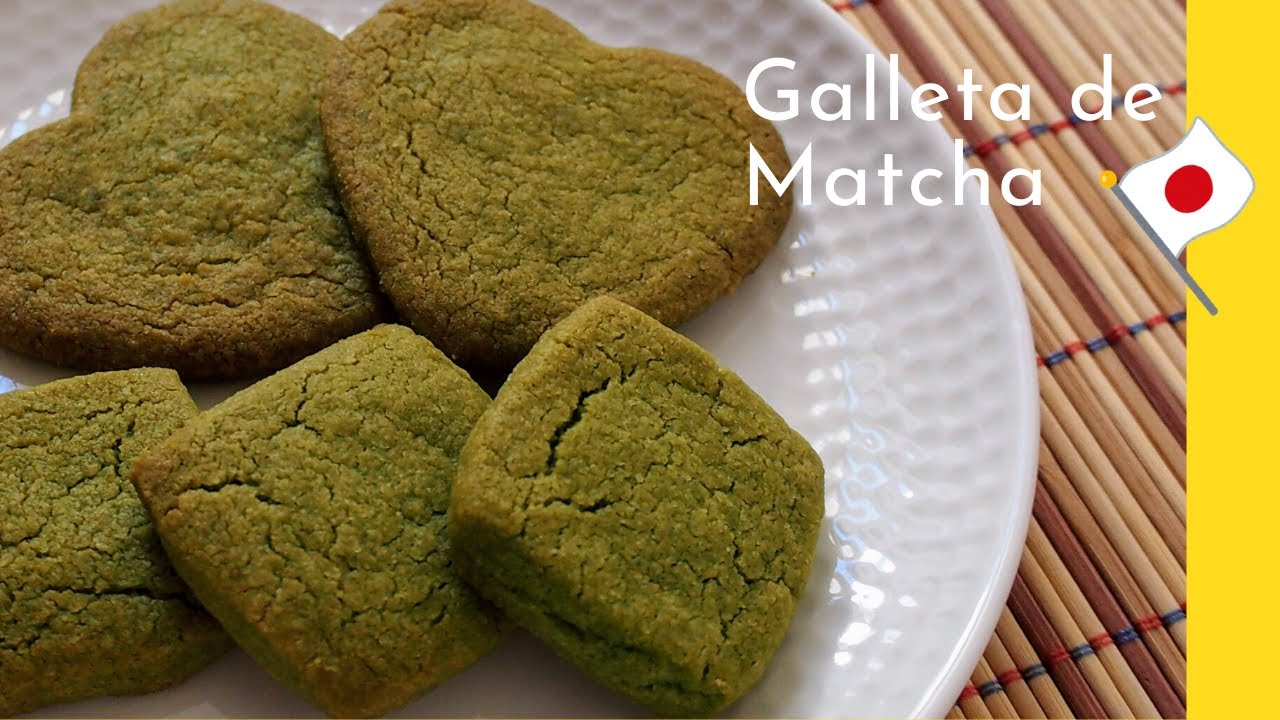 Matcha Galleta (té verde )Postre de japonés |Comida japonesa Recetas faciles
