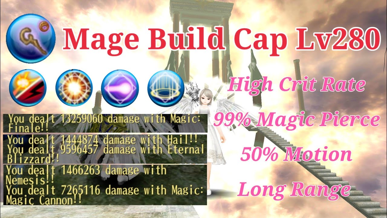 Toram Staff Mage Cap Lv280+ Build & Combos | Burst Spam | Toram Online