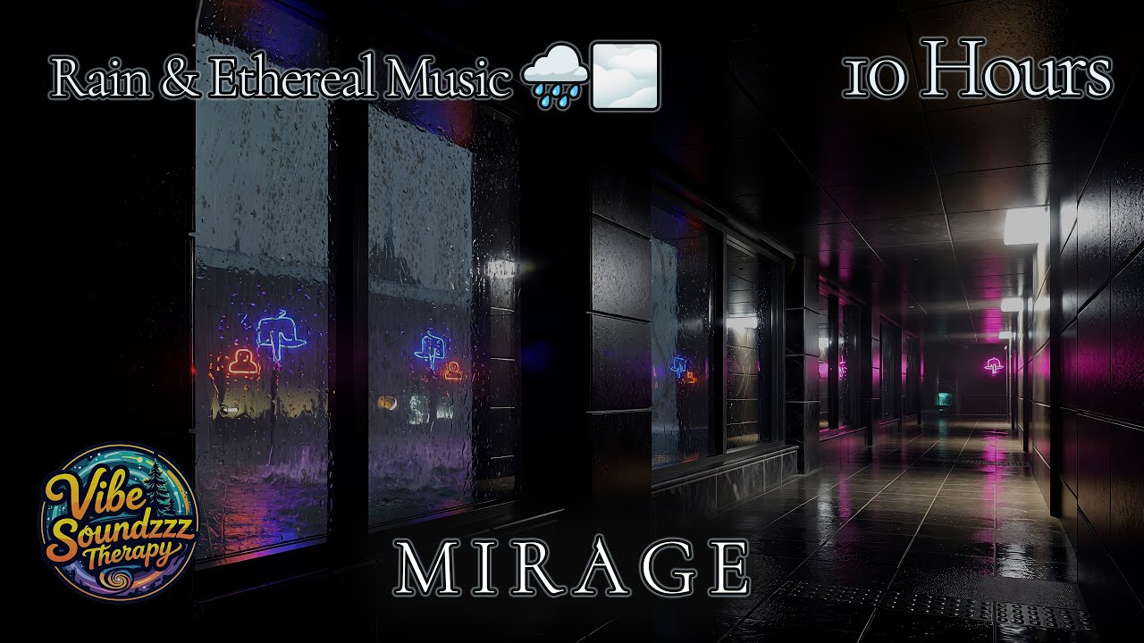 M I R A G E | Rain & Ethereal Ambient Drone Music for Sleep, Study & Reflection [4K • 10 Hours]
