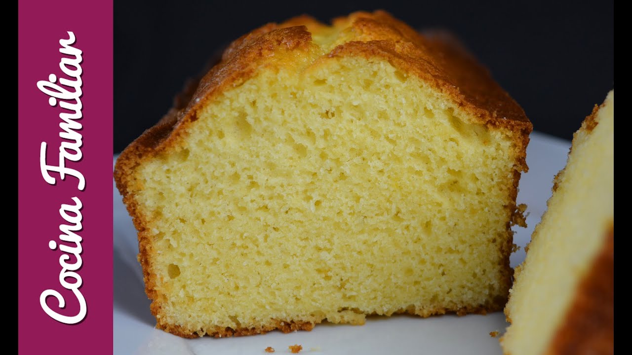 Plum cake de YOGUR NATURAL - Receta de Javier Romero