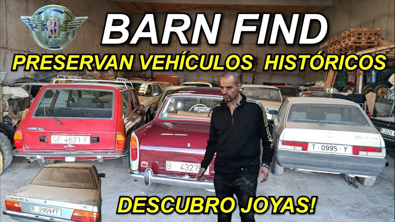 ⛽Coleccionista preserva coches antiguos en Barn find. Descubro joyas sobre ruedas. #barnfind