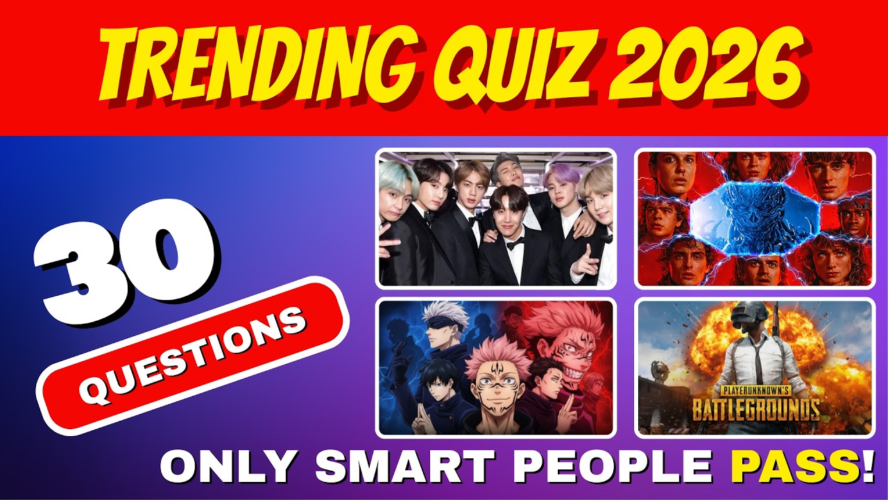 Think You’re Smart? Take This 30-Question Trending Quiz Challenge!