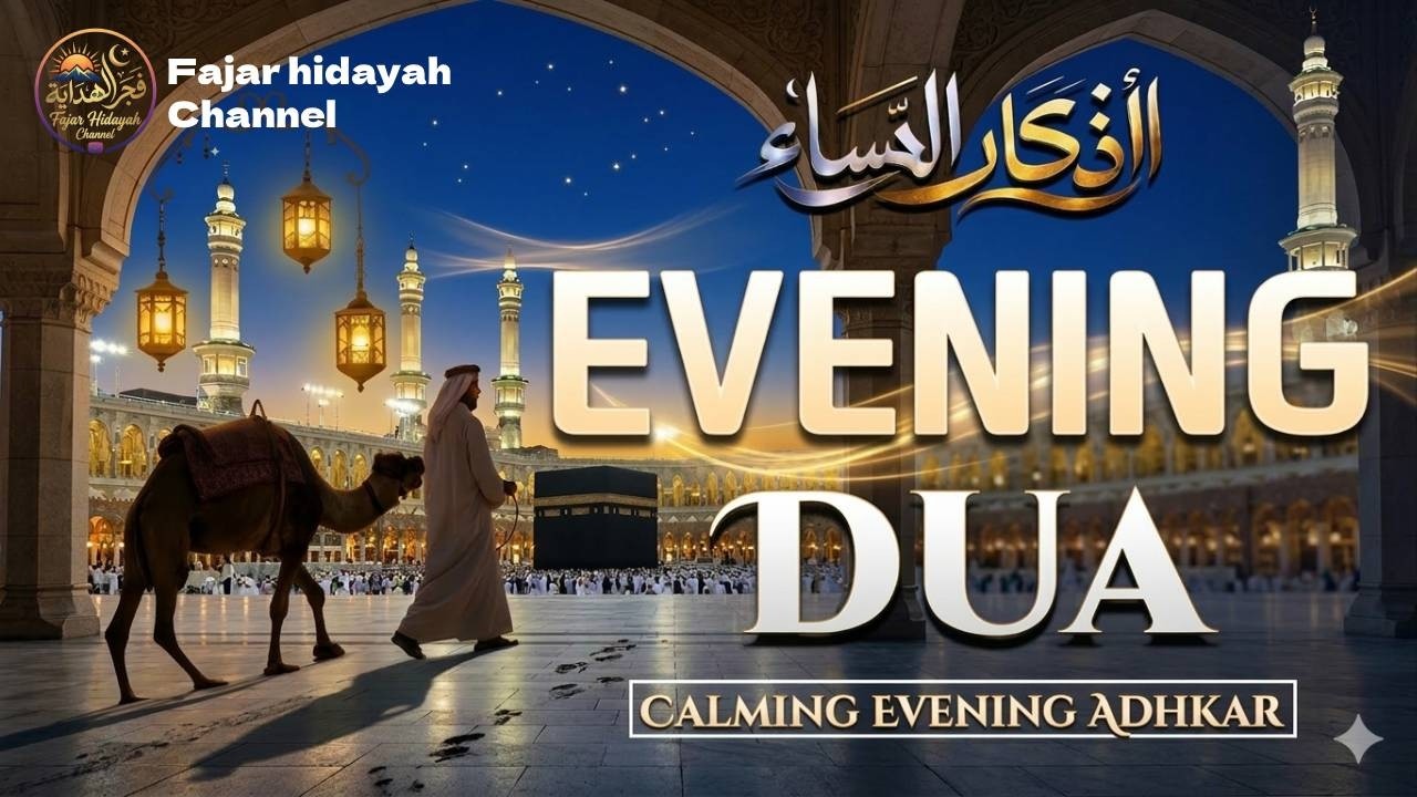Evening Azkar (أذكار المساء) | Beautiful Adhkar for Protection & Peace