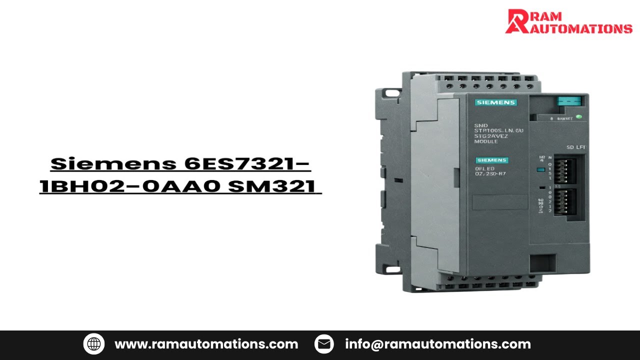 Siemens 6ES7321-1BH02-0AA0 SM321 Digital Input Module| Siemens Automation | Ram Automations