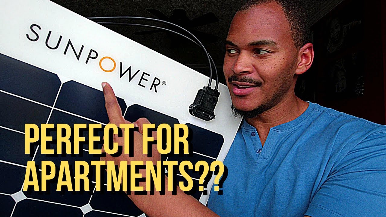 Солнечное решение для квартир?? | Гибкая панель Sunpower 50 Вт