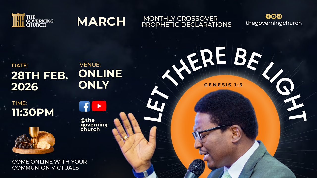 LET THERE BE LIGHT | MONTHLY CROSSOVER PROPHETIC DECLARATIONS