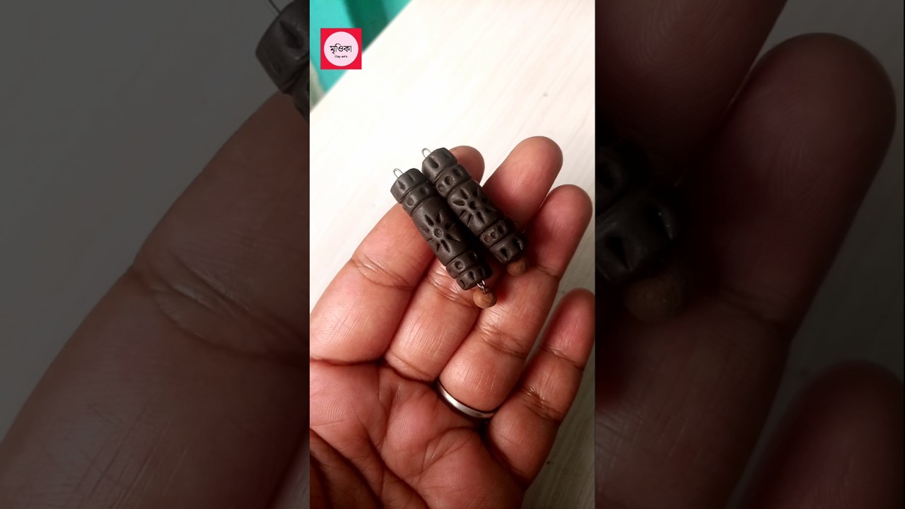Clay Earrings Making at Home 