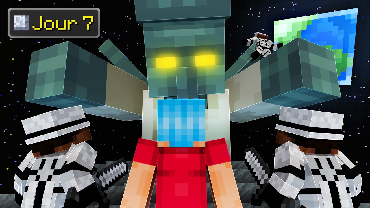 5 SOLDATS dans L'ESPACE le plus DANGEREUX de Minecraft
