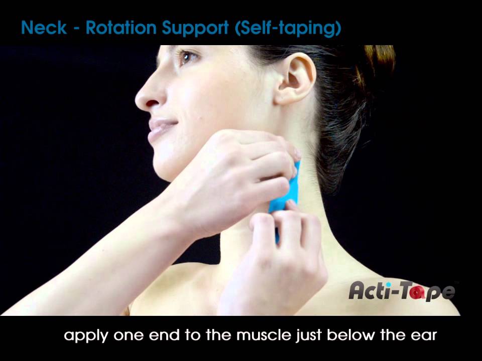 Acti-Tape - Neck - Rotation Support (Self-taping)
