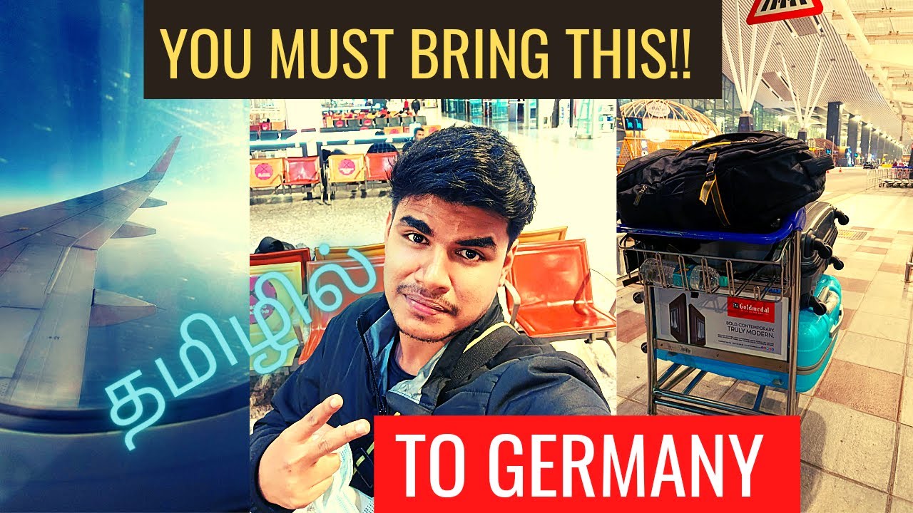 First time Traveling to abroad? | YOU MUST BRING THIS TO GERMANY 🇩🇪 | Basic Ideas and tips💡| தமிழில்