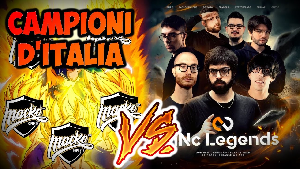 TEAM ANC VS TEAM MACKO CAMPIONI D'ITALIA!