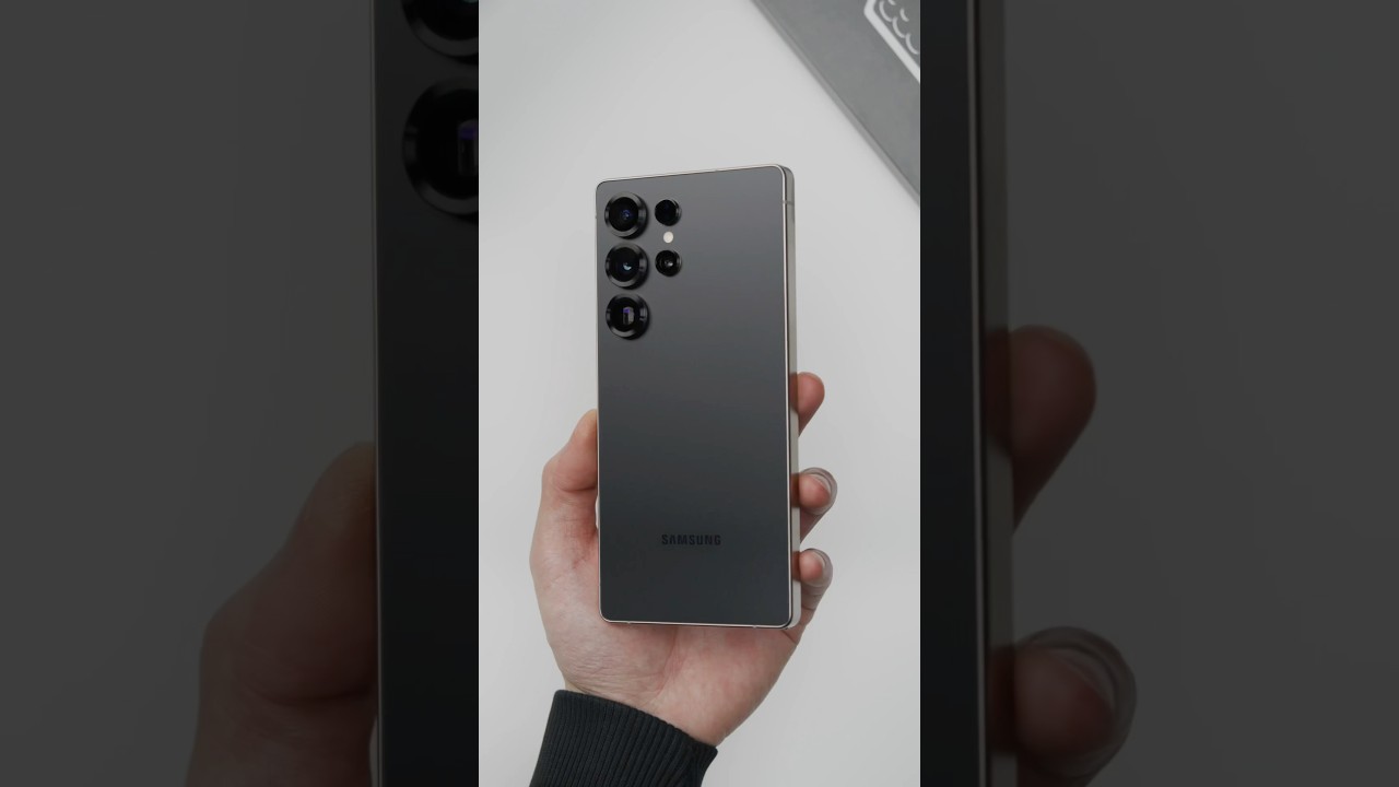 NEW Samsung Galaxy S25 Ultra Titanium Black Unboxing!