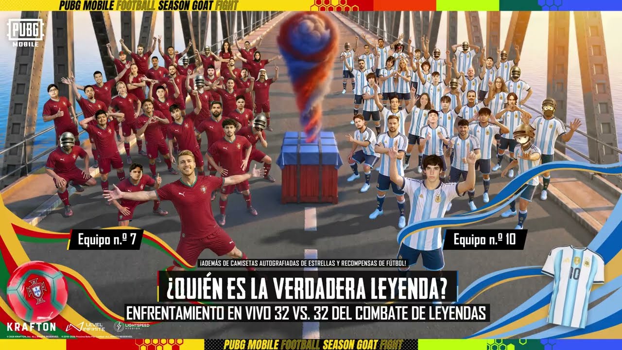 PUBG MOBILE | Portugal vs Argentina. 32 vs 32.