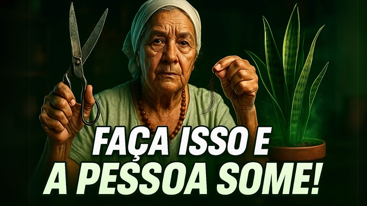 CORTE 1 Fio de CABELO e ENTERRE NO VASO II Veja Quem Some da Sua Vida!  ✂️