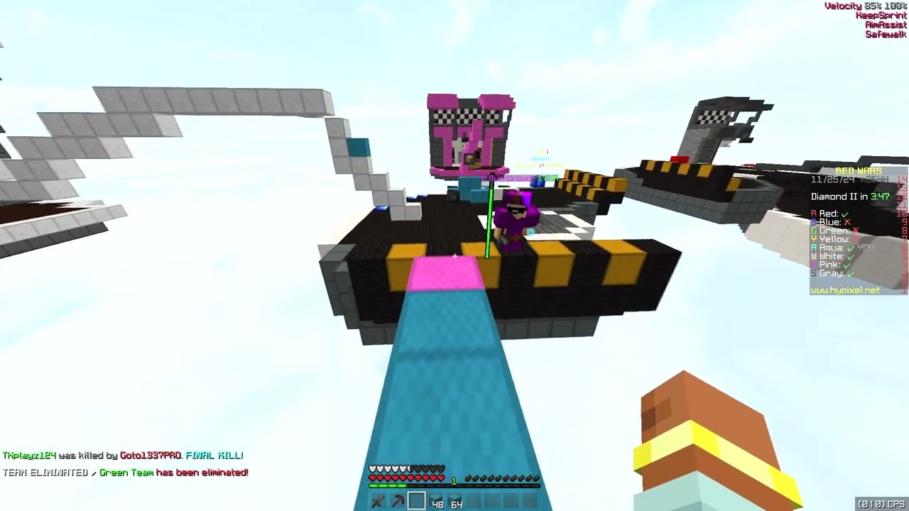 BEDWARS CLOSET CHEATING #2 | RAVEN B4
