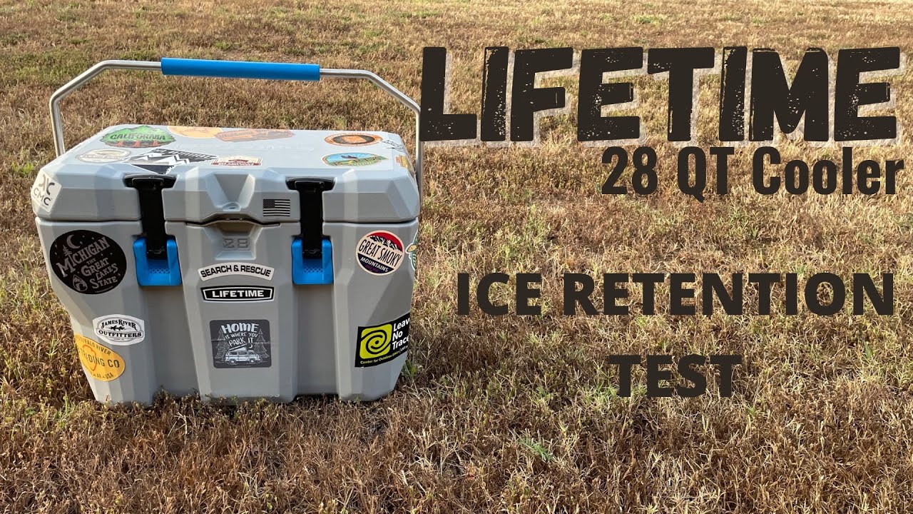 Lifetime 28 QT High-Performance Cooler Ice Retention Test