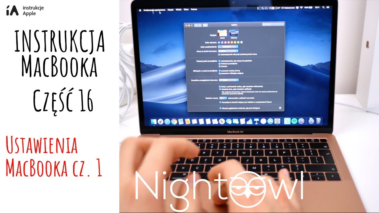 📚💻instrukcja MacBooka #16 - Ustawienia MacBooka 1 - Tryby, Handoff , Ochrona i prywatność