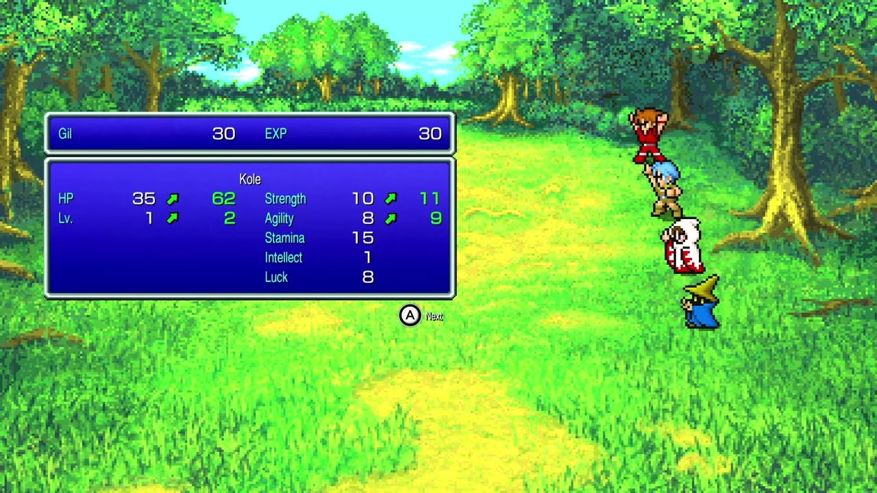I play Final Fantasy (Pixel Remaster)