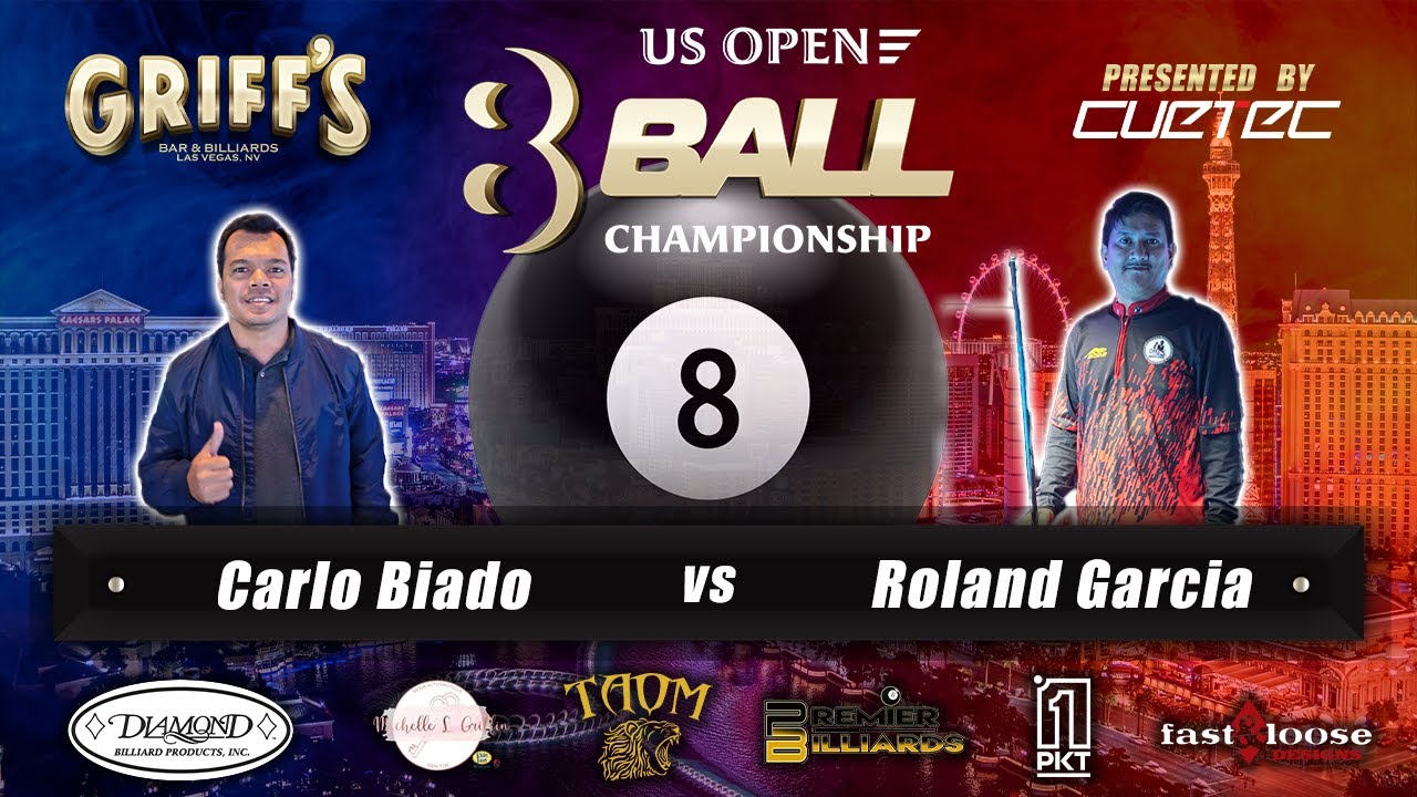 MATCH OF THE TOURNAMENT | Carlo Biado vs Roland Garcia | 2024 US Open 8-Ball Championship | Final 12