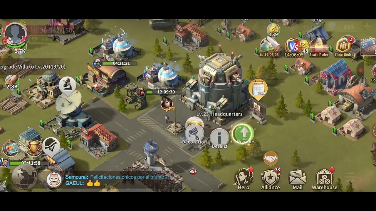 Upgrading Requirements for Headquarter Level 24 in Last Z: Survival Shooter