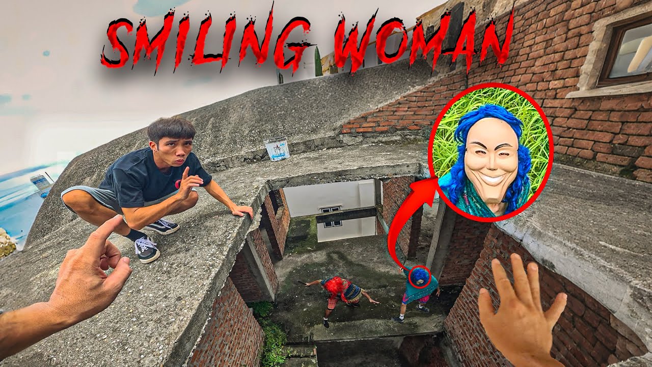 SMILING WOMAN REAL LIFE ESCAPE 29.0 | Horror Parkour Pov Short | Bubbles 3Run
