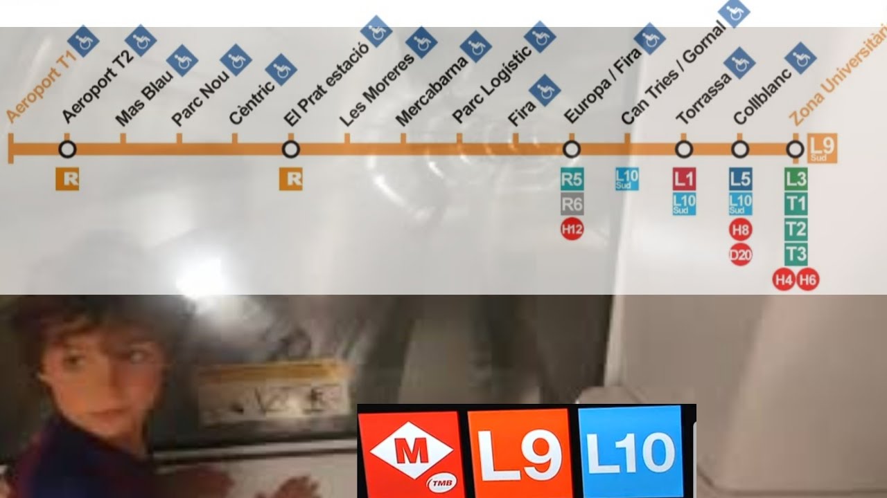 Metro de Barcelona L9 
Airport T1/T2 | Aeroport