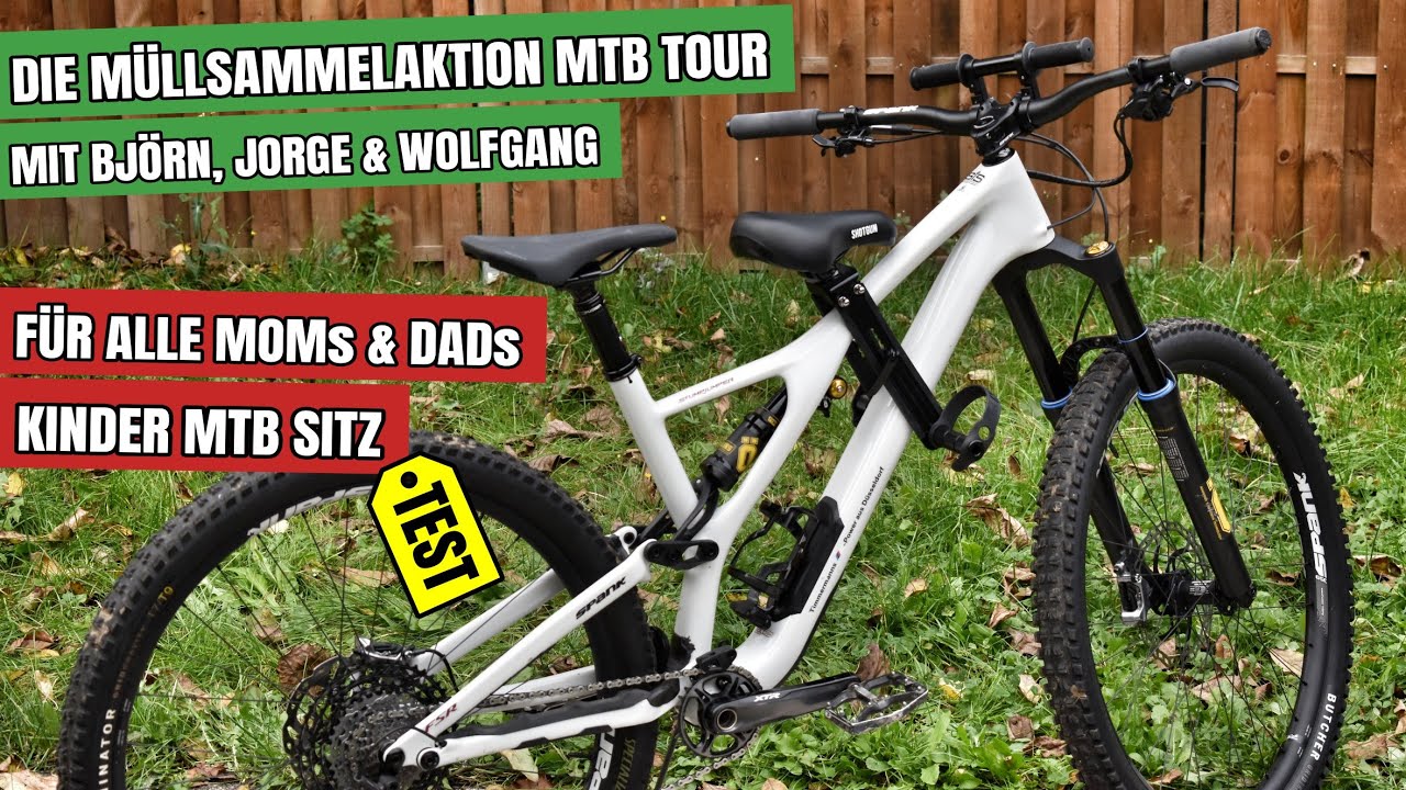 MTB-Front-Kindersitz Einbau & Test | Für alle Mamas und Papas die gerne Fahrrad fahren!