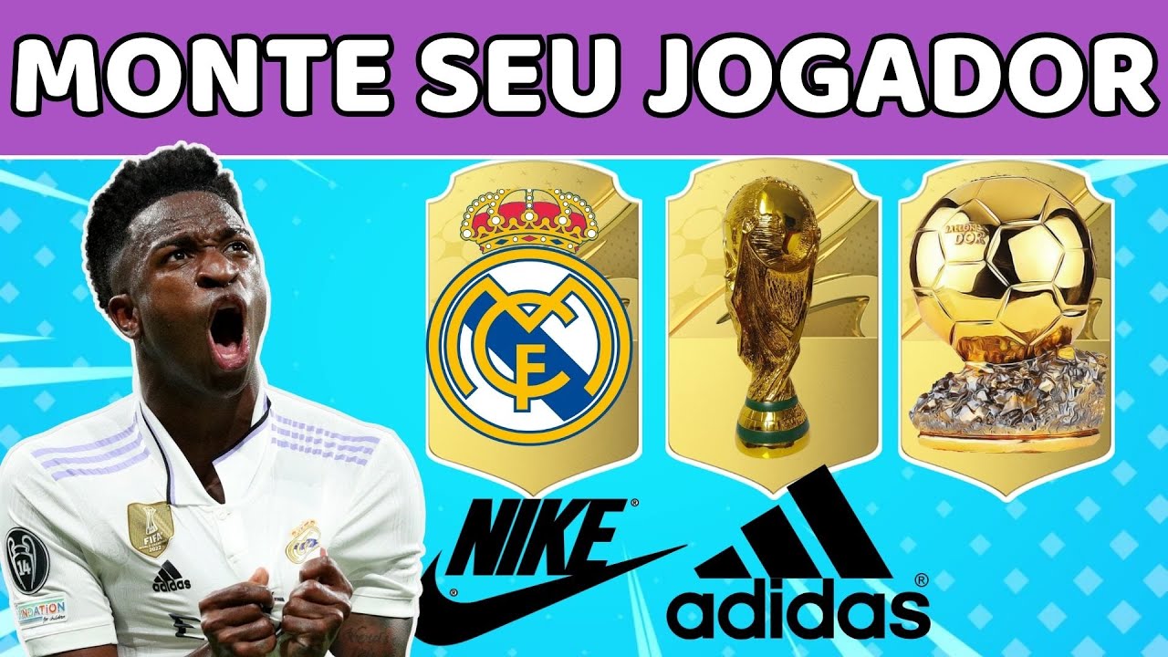 MONTE SEU JOGADOR | Escolha os Cards surpresas | Crie o Melhor Craque de FUTEBOL