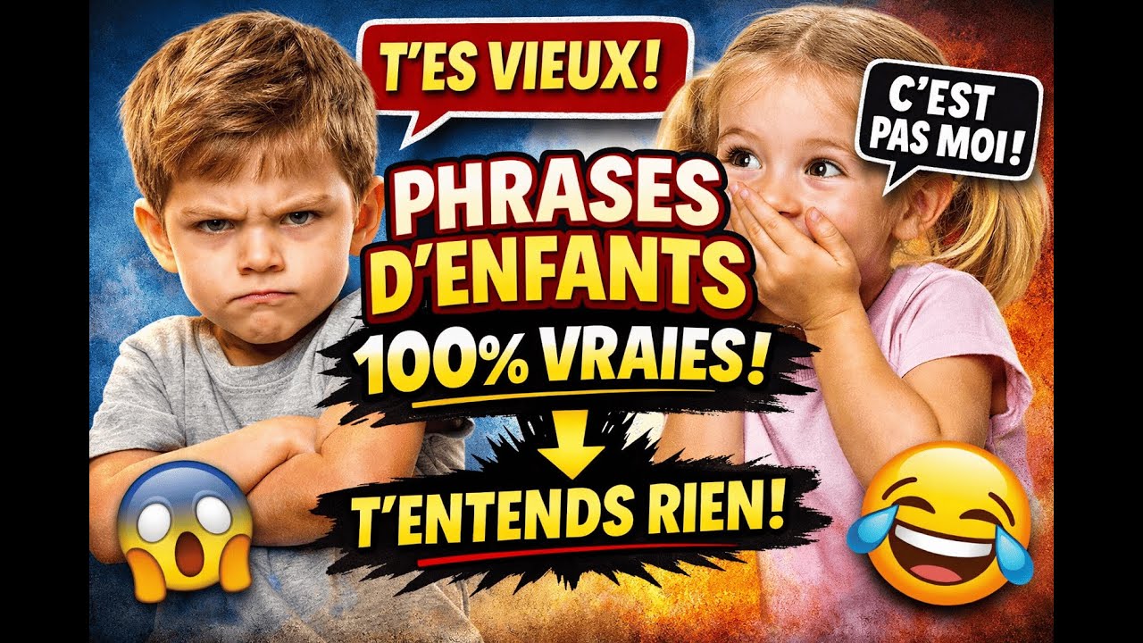 Top 10 des phrases les plus drôles d’enfants