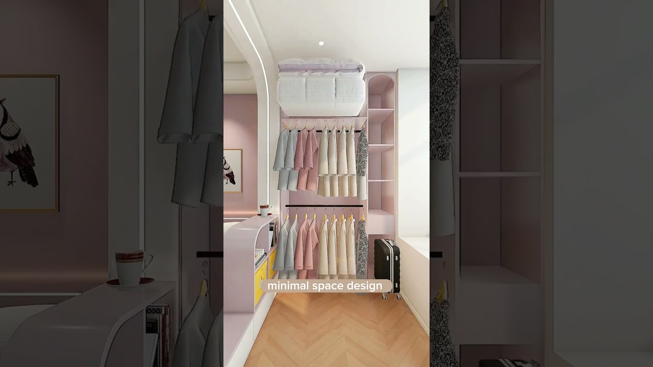 Small Bedroom Smart Layout Ideas. #interiordesign