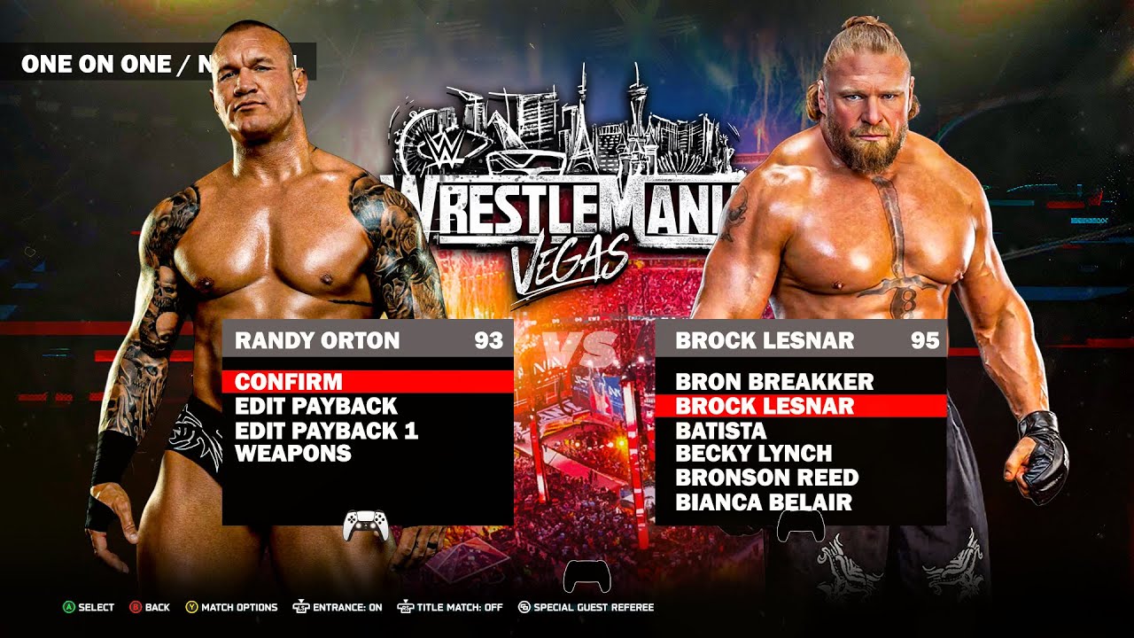 WWE 2K26: Брок Леснар против Рэнди Ортона — совершенно новая концепция игрового процесса!