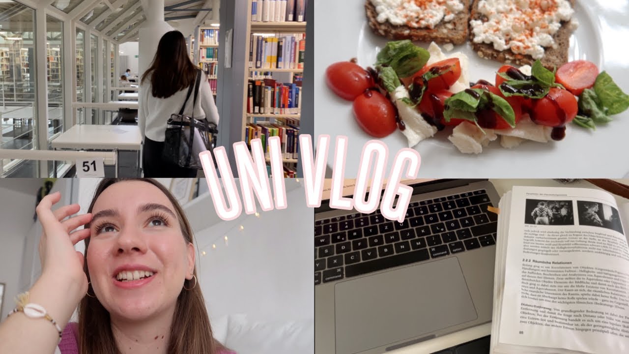 UNI VLOG // Hausarbeit schreiben, Bib, Back to uni Videos // Lorena Maria