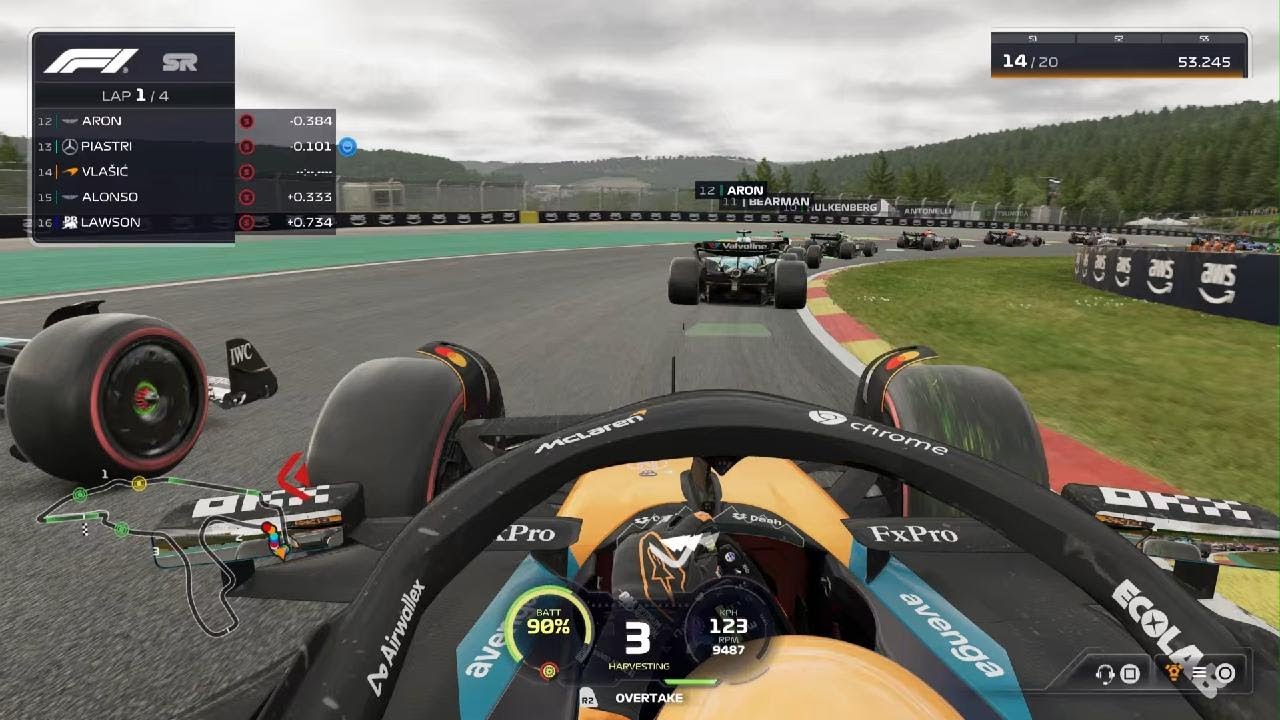 F1 25|Career Mode|Danas imamo sprint+ glavnu trku u Belgiji!