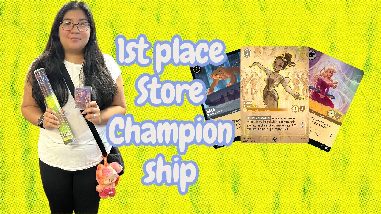 Lorcana! 1st Place Fabled Store Championship Amber Steel.