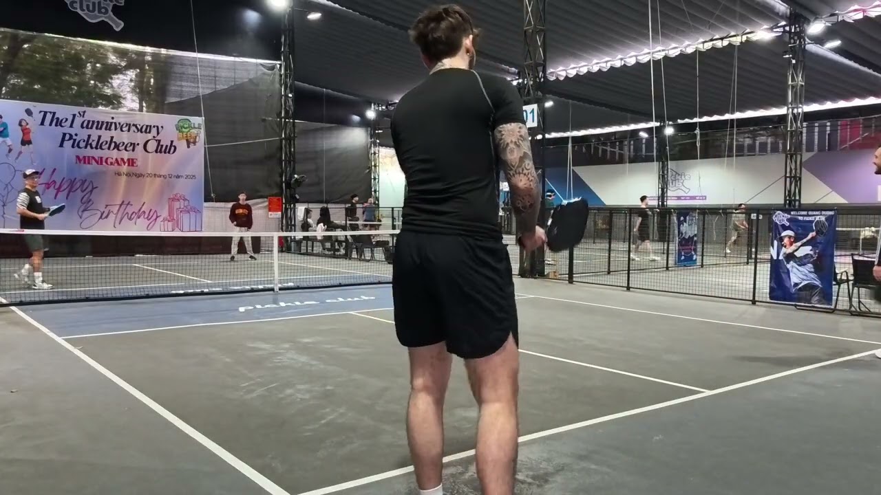 Pickie Ball Club Hanoi Social Feb 20 - Brandon x Desh vs JV x  Alex