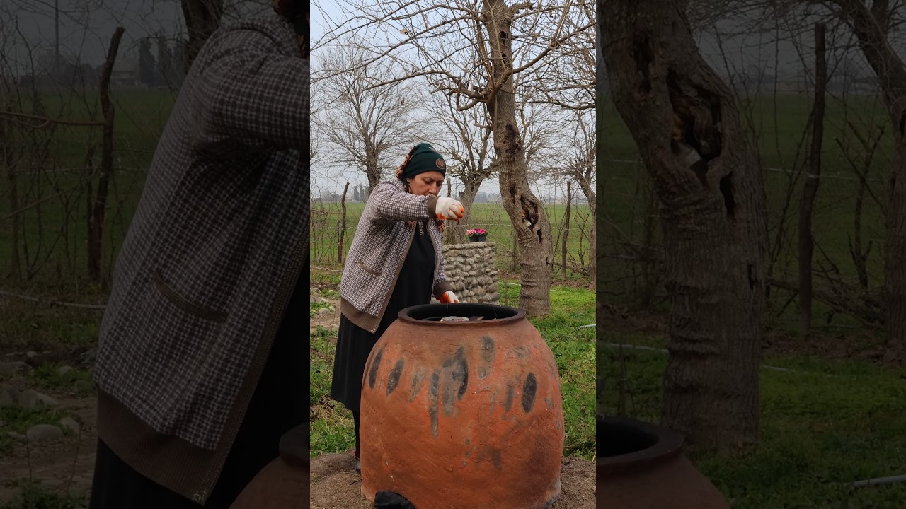 National dish of Azerbaijan and Talysh people - Fish lavangi