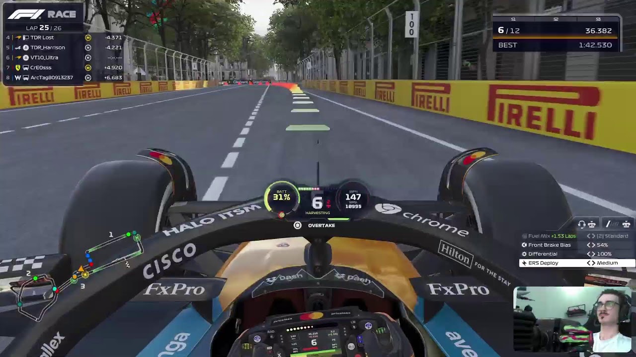 F1 League Race | Azerbaijan Grand Prix | SRL