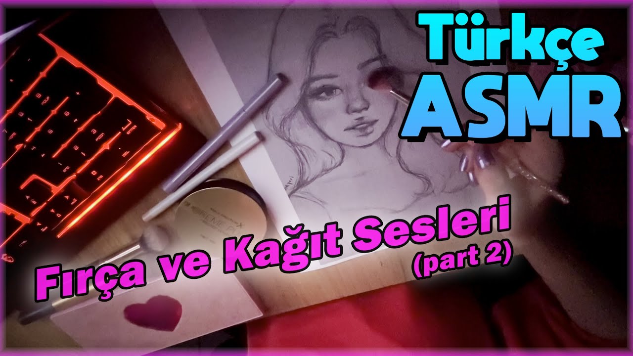 Türkçe ASMR | Resime Makyaj Yapma ASMR Part 2