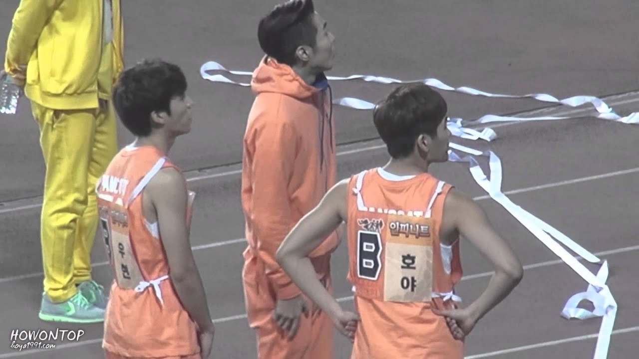 130903 아이돌육상대회 100m달리기 결승 호야.