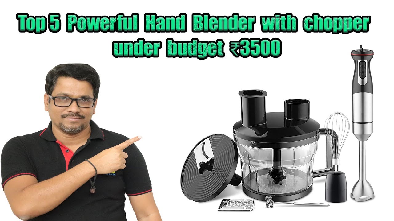 Top 5 Powerful Hand Blender with chopper under budget ₹3500💥💥 | Best hand blender for your kitchen