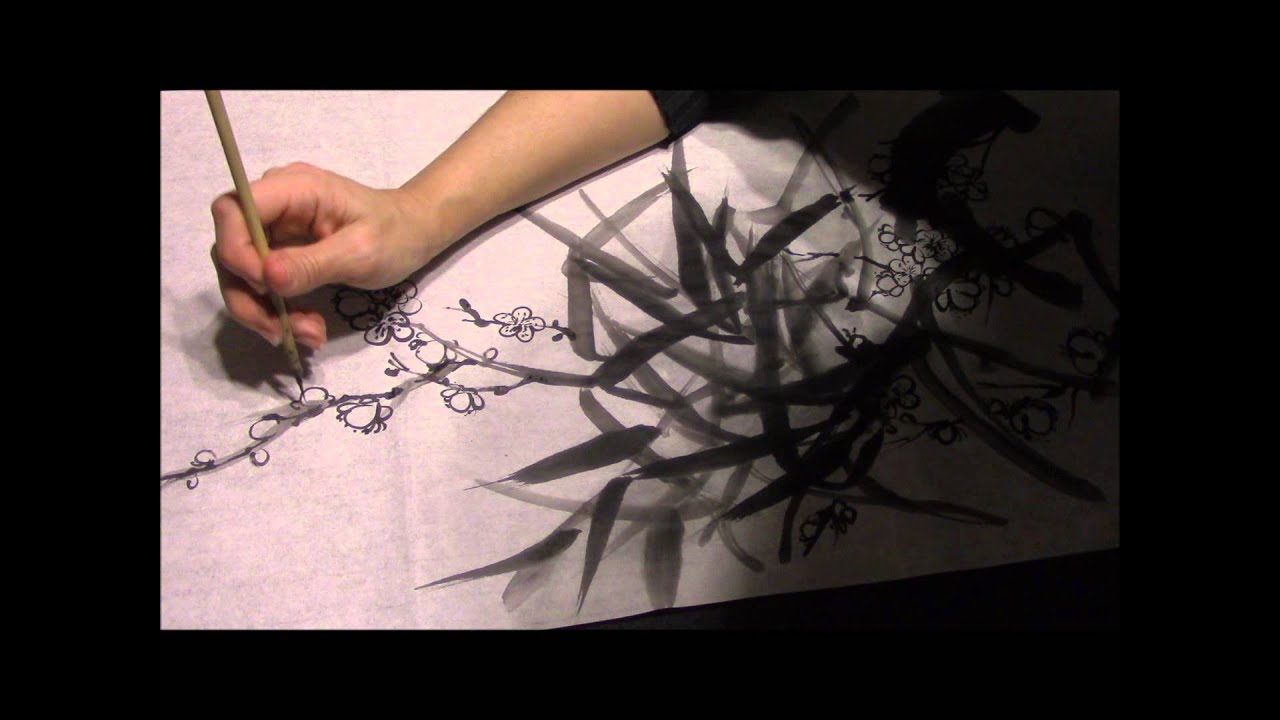 Ogawa Ryu - Sumi-e Expressive 松竹梅  SHOUCHIKUBAI - II - 2015