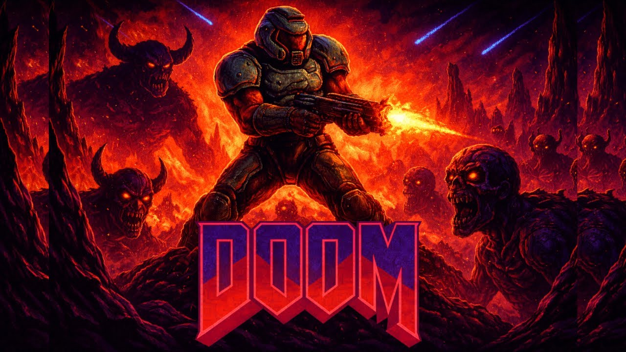 DOOM &bull; 14 Track Heavy Dark Synthwave Carnage (Pixel Wave)