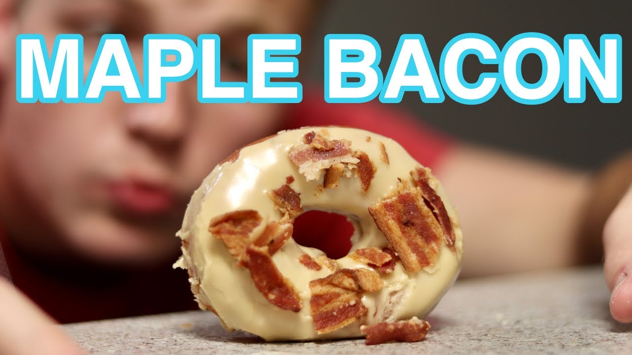 Maple Bacon Doughnuts Recipe || Cake Style Doughnuts