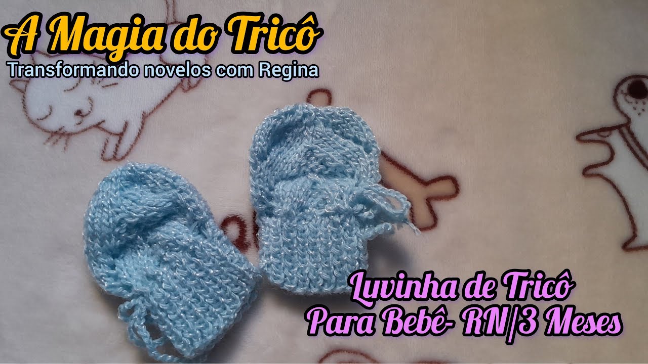 Luvinha de Trico para Bebe